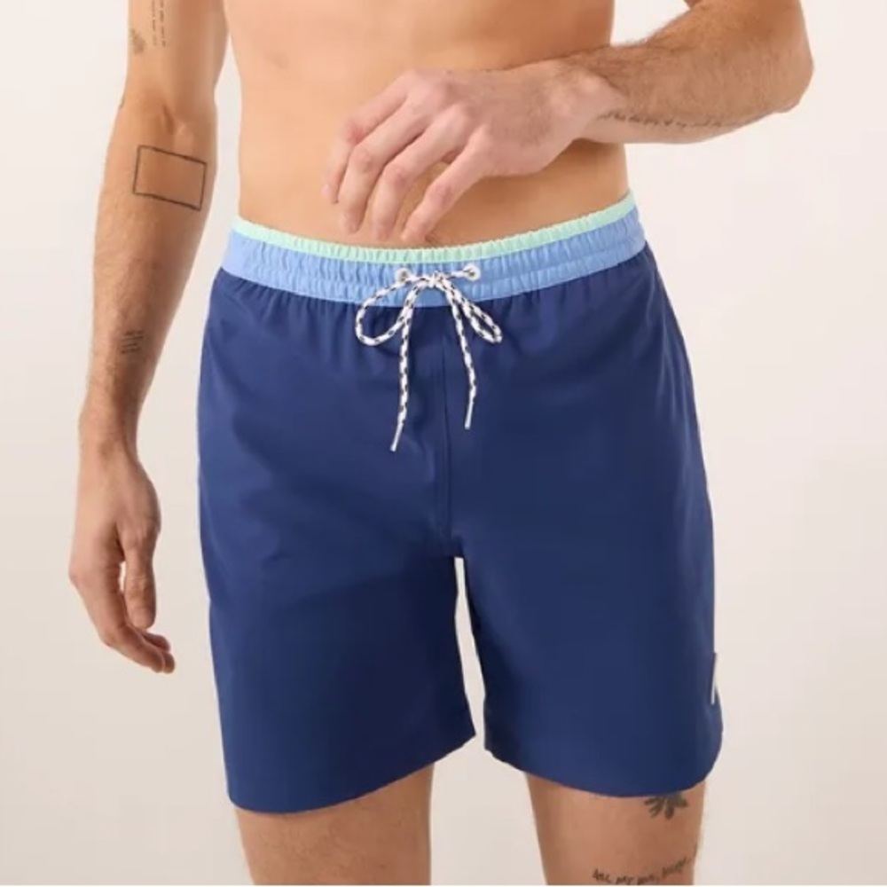 Chubbies Blue Swim Board Shorts
